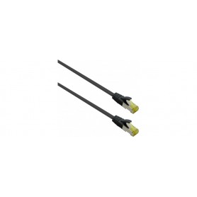  Câble Patch Ultra Flex S/FTP catégorie 6a TPE Noir 10 m