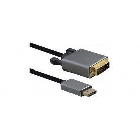  Câble de raccordement DisplayPort mâle vers DVI Premium Noir 1 m
