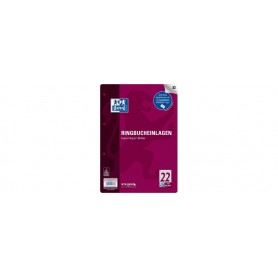 Oxford Feuillets pour classeur, A4, quadrill, 100 feuilles