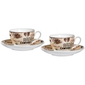 Ritzenhoff & Breker Set capuccino CREMA, 4 pices