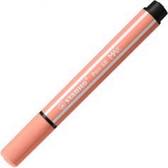 Feutre pointe biseautée STABILO Pen 68 MAX - rose abricot