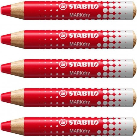 Crayon marqueur STABILO MARKdry - rouge