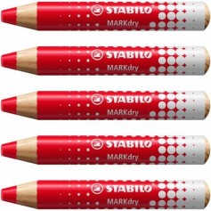 Crayon marqueur STABILO MARKdry - rouge