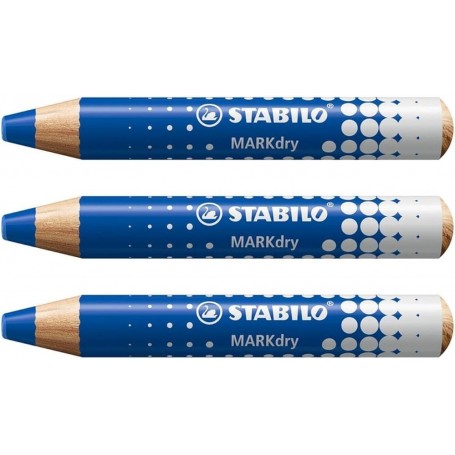 Crayon marqueur STABILO MARKdry - bleu