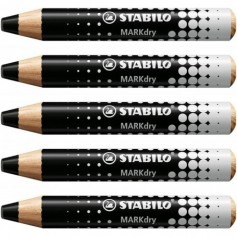 Crayon marqueur STABILO MARKdry - noir