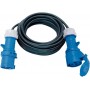 BRENNENSTUHL 1167650110 - Alargador eléctrico IP44 H07RN-F3G1,5 de 10 m x 1.5 mm Con clavijas y conectores CEE 230V/16A