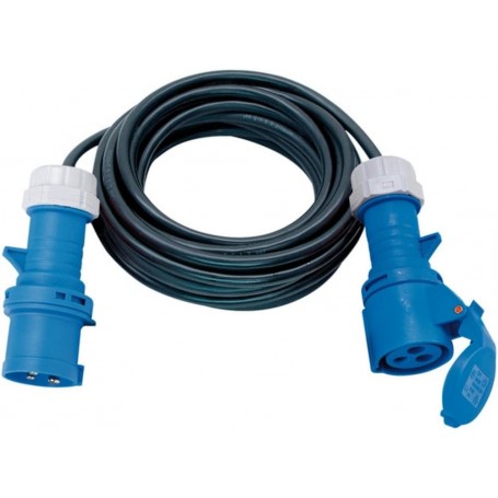 BRENNENSTUHL 1167650110 - Alargador eléctrico IP44 H07RN-F3G1,5 de 10 m x 1.5 mm Con clavijas y conectores CEE 230V/16A