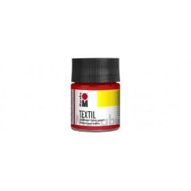 Marabu Peinture pour tissu Textil, 50 ml, rouge