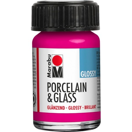 Marabu Peinture "Porcelain & Glass", brillant, framboise