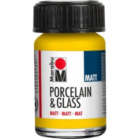 Marabu Peinture "Porcelain & Glass", mat, 15 ml, jaune