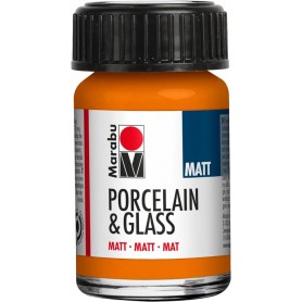 Marabu Peinture "Porcelain & Glass", mat, 15 ml, orange