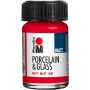 Marabu Peinture "Porcelain & Glass", mat, 15 ml, cerise