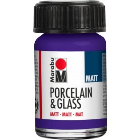 Marabu Peinture "Porcelain & Glass", mat, 15 ml, violet