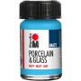 Marabu Peinture "Porcelain & Glass", mat, 15 ml, bleu clair