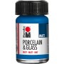 Marabu Peinture "Porcelain & Glass", mat, 15 ml, gentiane