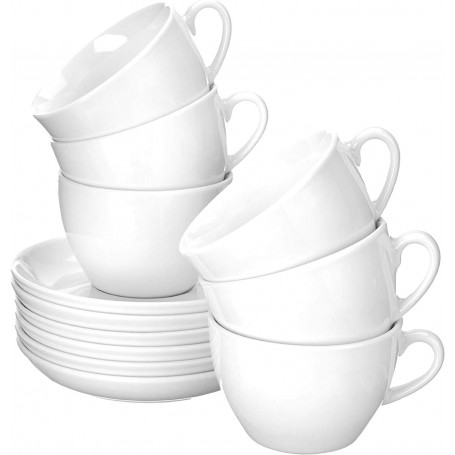 Esmeyer Tasse caf "Bistro", set de 6, blanc