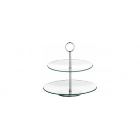 Esmeyer Prsentoir tages en verre "COOKIE", 2 tages