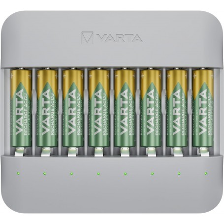 VARTA Chargeur ECO Charger Multi Recycled, 8x AA incluses