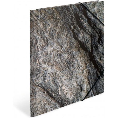 HERMA Chemise lastiques "Nature", A3, carton, Stone