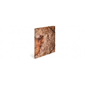 HERMA Chemise lastiques "Nature", A3, carton, Wood