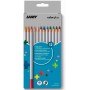 LAMY Crayon de couleur triangulaire colorplus, tui de 12