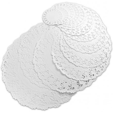 HYGOSTAR Sous-tasse, rond, blanc, diamtre: 90 mm