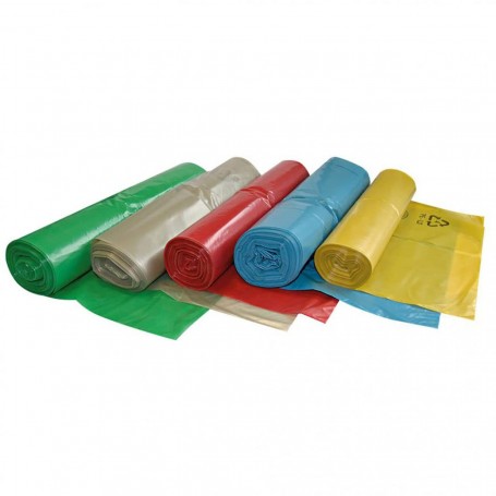 HYGOCLEAN Sac poubelle, 120 litres, en LDPE, bleu 