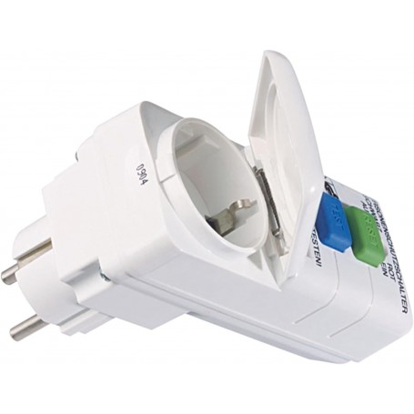 Adaptateur de protection contre les courants de défaut blanc