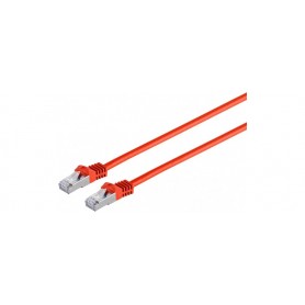 S-Conn Cat. 7, S/FTP, 10 m câble de réseau Cat7 S/FTP (S-STP) Rouge - Câbles de réseau (S/FTP, 10 m, 10 m, Cat7, S/FTP (S-STP), RJ-45, RJ-45, Rouge)