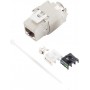 S-Conn 08-10030 Module Keystone - S-Conn 08-10030, Plat, Métallique, RJ-45, Terminal, Femelle, Femelle