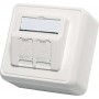 Telegärtner h02000?a0092?Enregistrement Module Prise pour Montage en saillie avec intégrée clapets Anti-poussière de 2?Apparent 