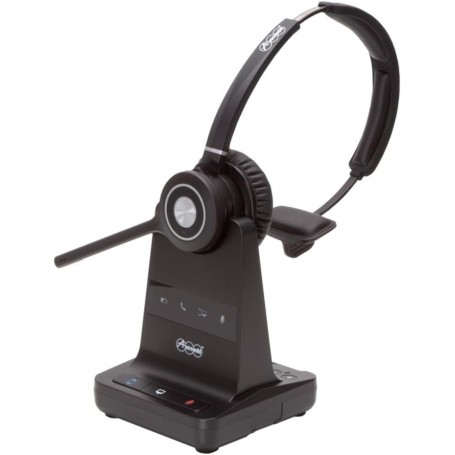 COMfortel H-600 Casque avec Fil &sans Fil Arceau Bureau/Centre d'appels Bluetooth Noir