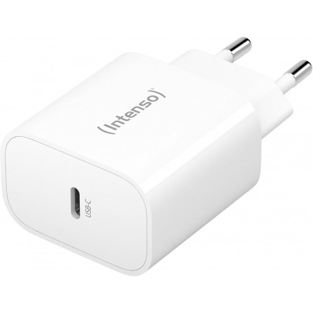 Intenso Power Adapter W20C, Chargeur USB-C avec 20 W, Blanc
