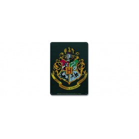 Harry Potter panneau métal Hogwarts Logo 15 x 21 cm