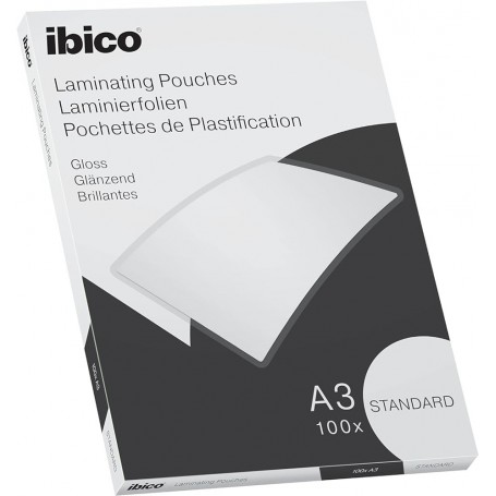 ibico Basics Pochette de plastification, A3, 250 microns