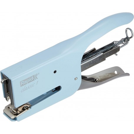 Rapid Pince agrafeuse Classic K1 Retro Fondant Blue, bleu