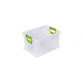 keeeper Bote de rangement "luis", 20 litres, transparent