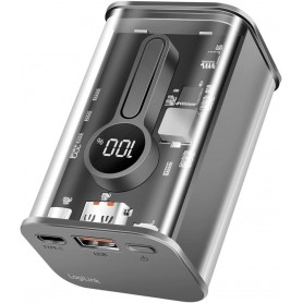 LogiLink Batterie externe mobile avec cran, 10.000 mAh