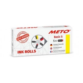 METO Rouleau d\'encre pour tiqueteuse Basic S, noir