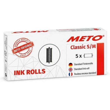 METO Rouleau d\'encre pour tiqueteuse Classic S, noir