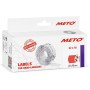 METO tiquette pour tiqueteuse, 22 x 16 mm, rouge