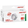METO tiquette pour tiqueteuse de prix, 26 x 16 mm, rouge