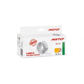 METO tiquette pour tiqueteuse de prix, 26 x 16 mm, orange