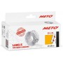 METO tiquette pour tiqueteuse de prix, 29 x 28 mm, orange
