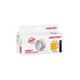 METO tiquette pour tiqueteuse de prix, 29 x 28 mm, orange