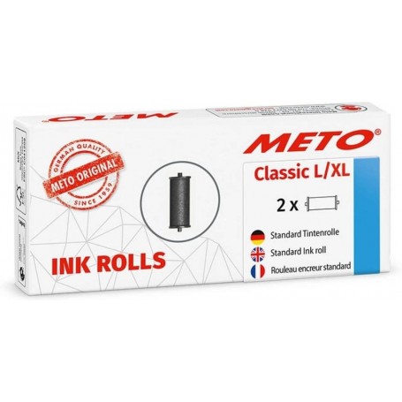 METO Rouleau d\'encre pour tiqueteuse Classic L/XL, noir