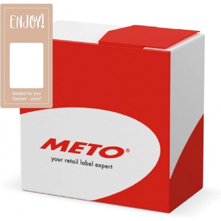 METO Etiquette autocollante "Enjoy - Sealed for you"