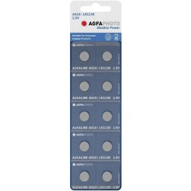 AGFAPHOTO Battery Power Alkaline Knopfzelle LR54/LR1130 V10GA AG10 (10-Pack