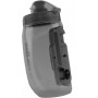 Gourde Connectector Twist Noir Transparent 450 ml