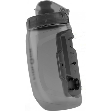 Gourde Connectector Twist Noir Transparent 450 ml